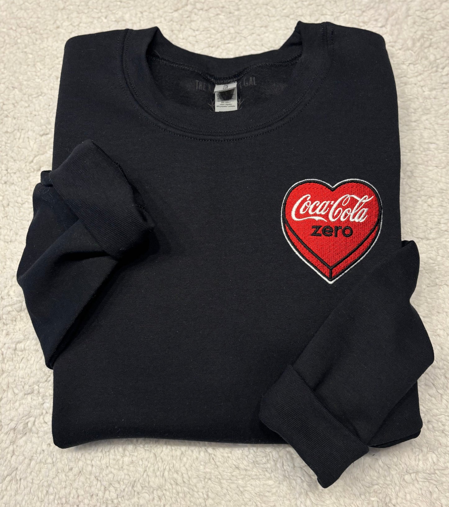 Coke Zero Heart Crewneck