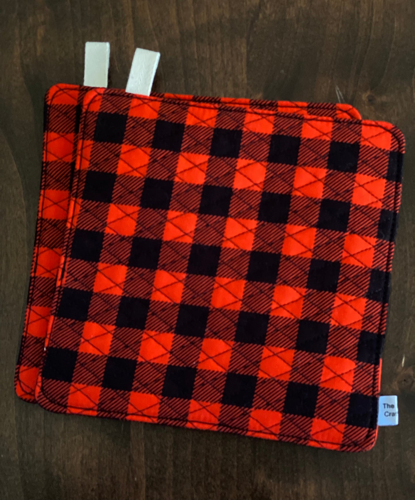 Red & Black Plaid Pot Holder Set