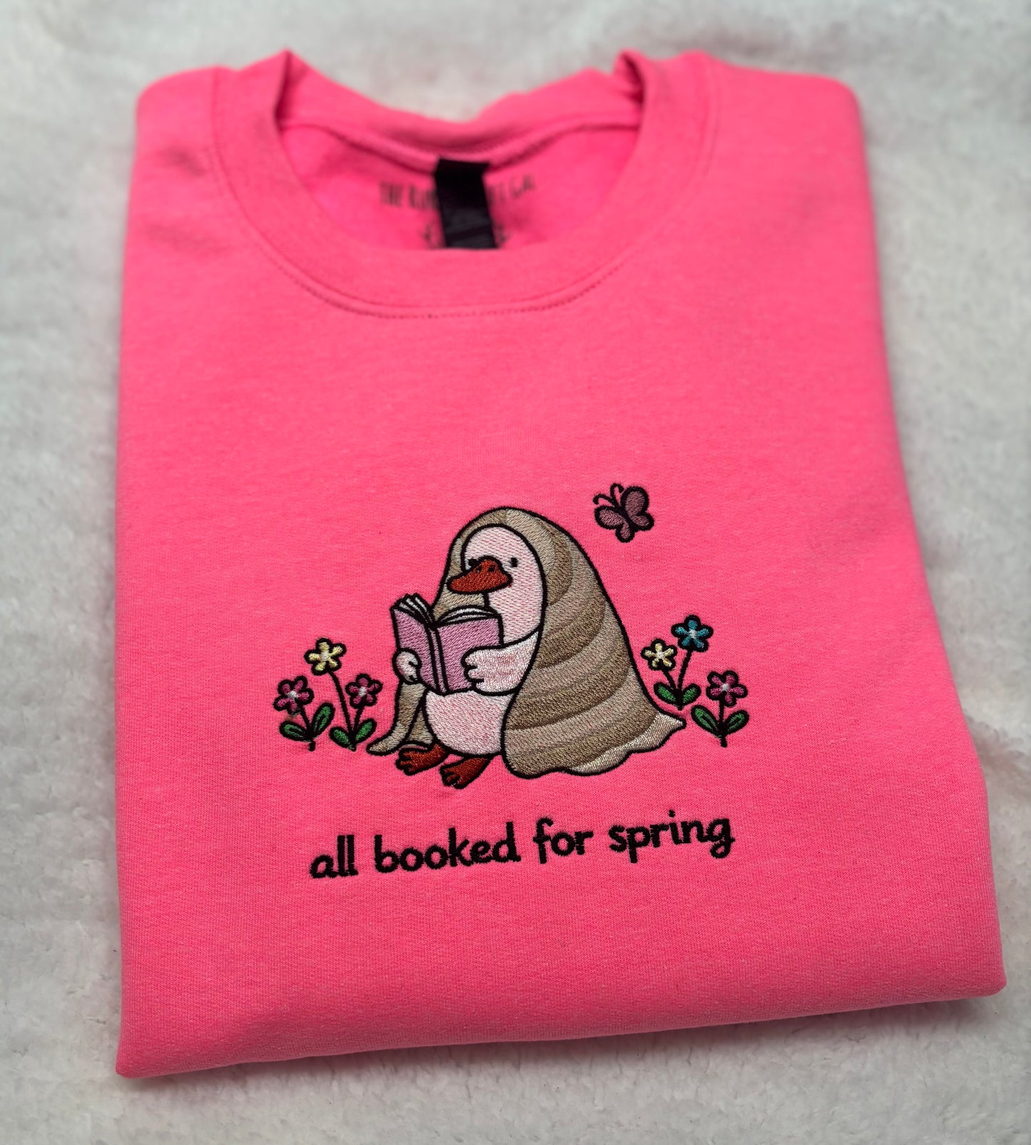 All Booked For Spring Crewneck