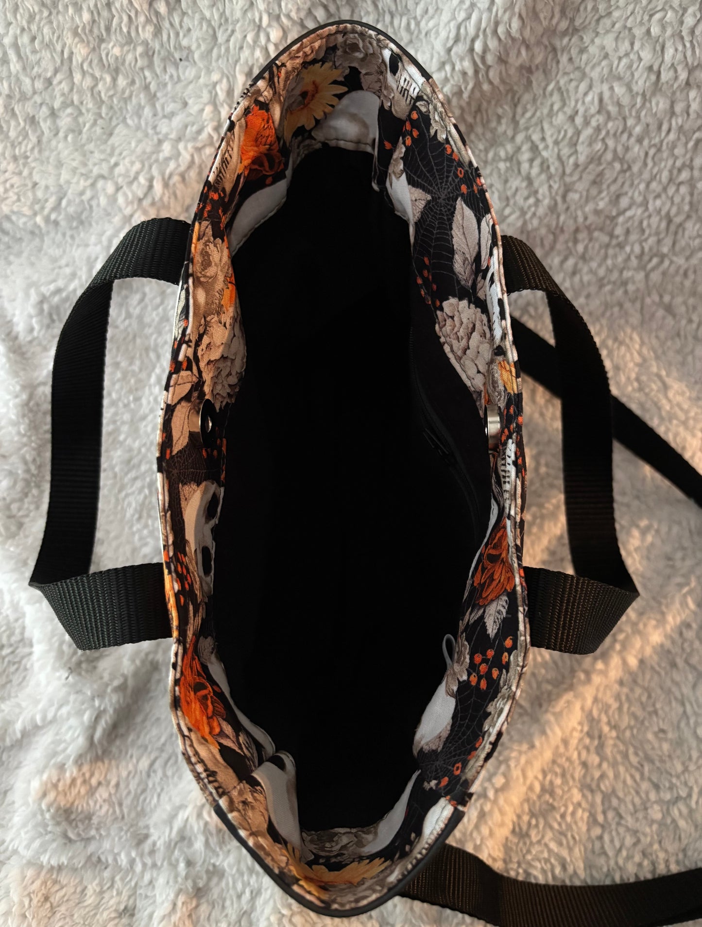 Skull Floral Purse