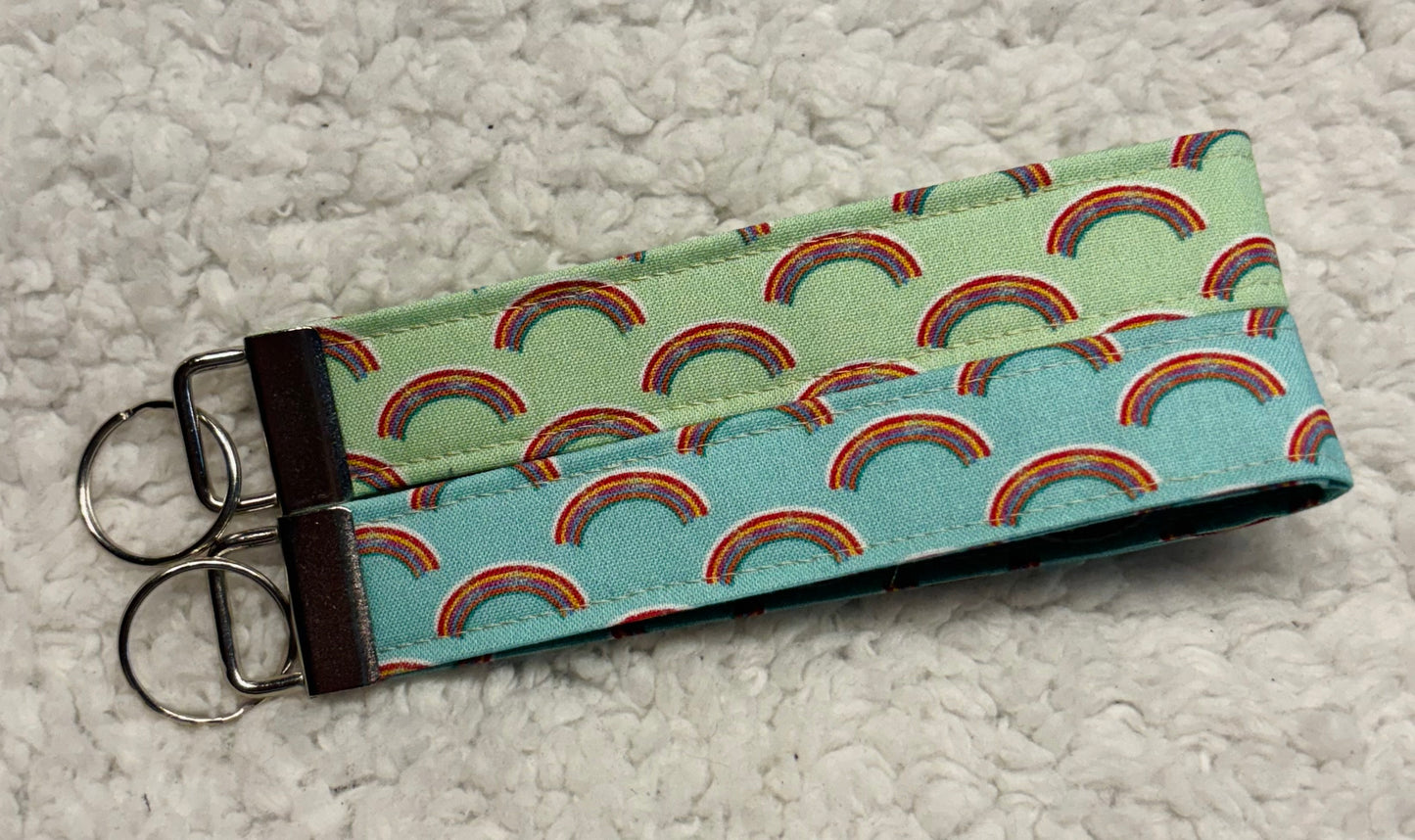 Rainbow Key Wristlet
