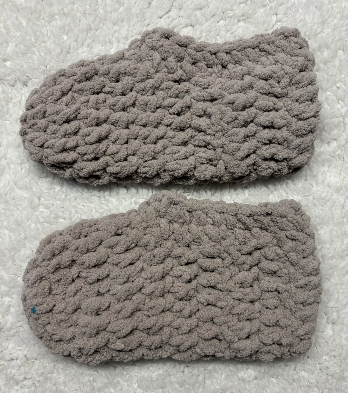 Grey Super Soft Slippers -S