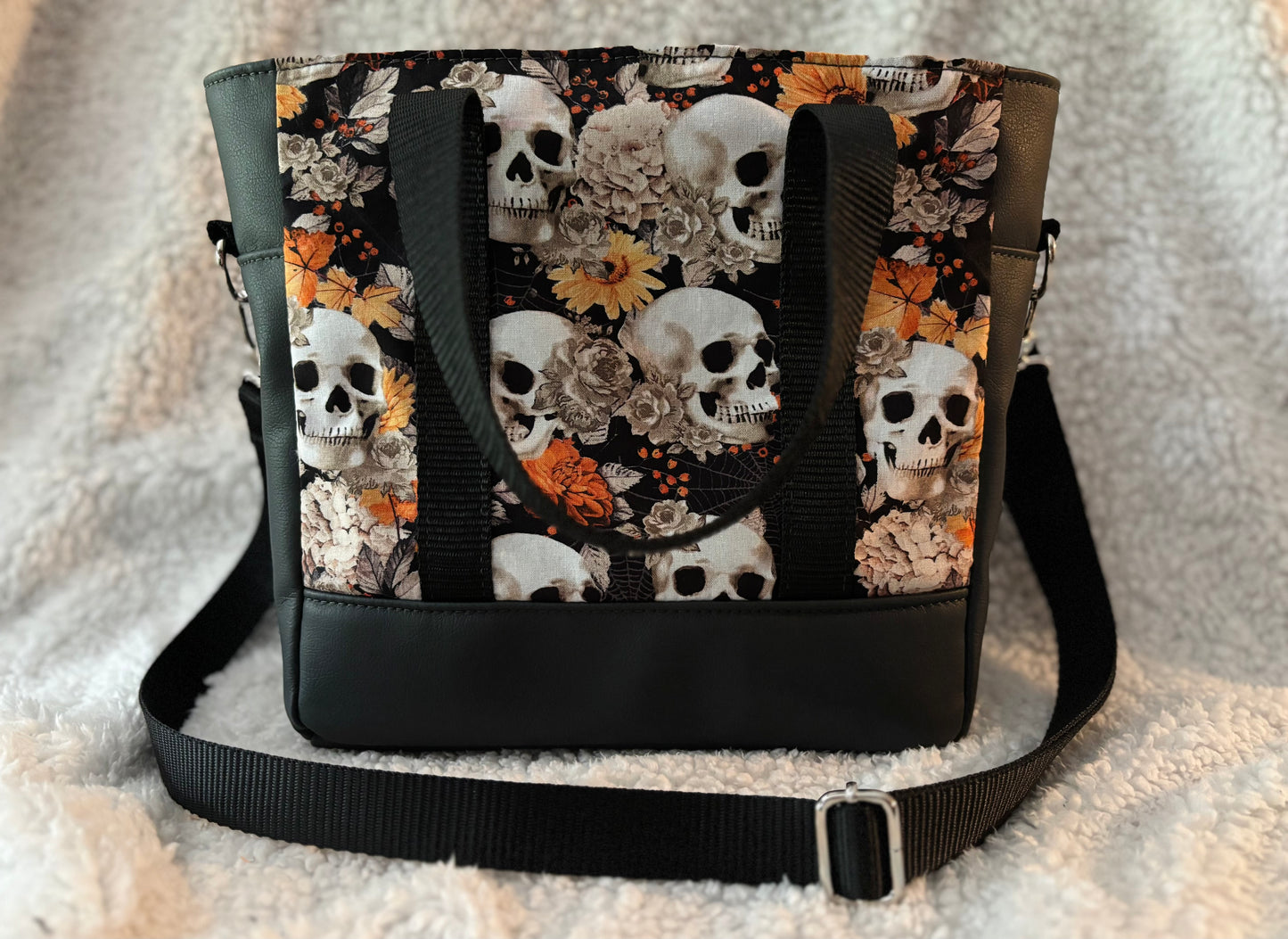 Skull Floral Purse