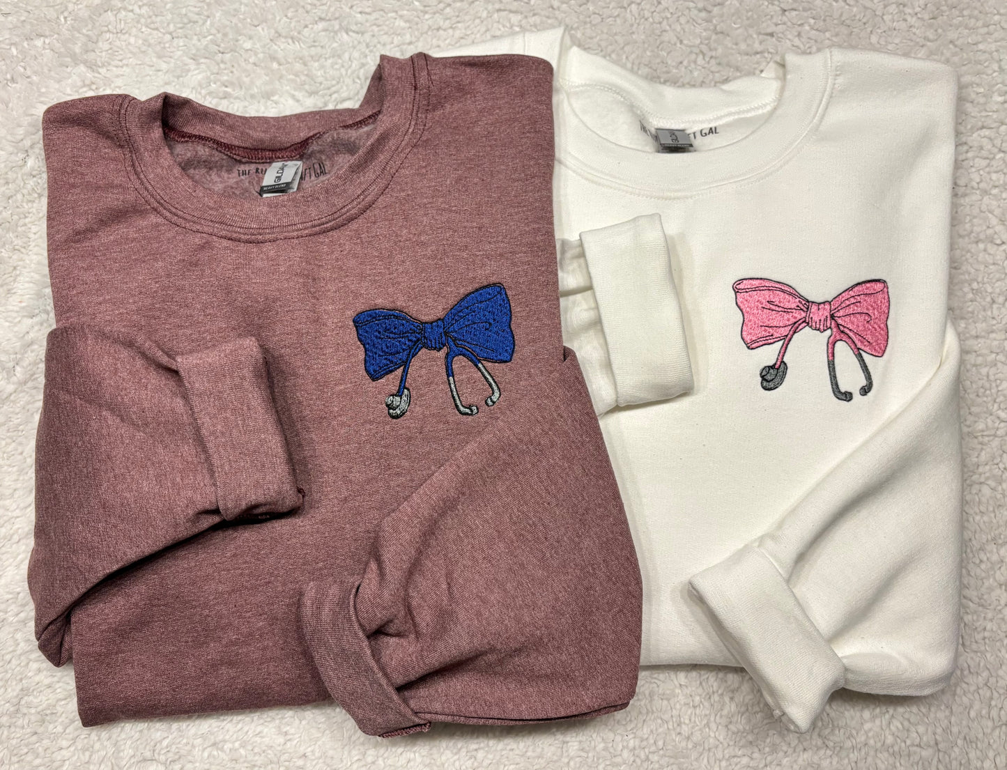 Bow Stethoscope Crewneck