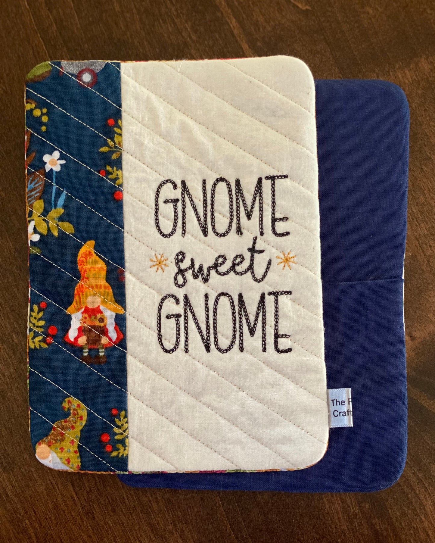 Gnome Sweet Gnome Fall Mug Rug