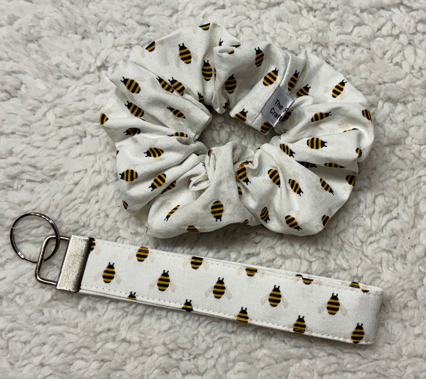 Bee Hair Scrunchie & Wristlet Set