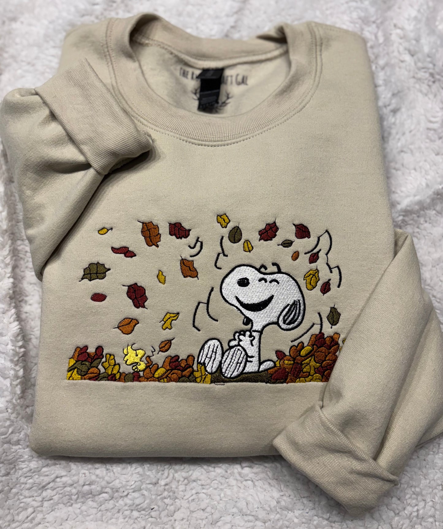 Snoopy Leaves Crewneck