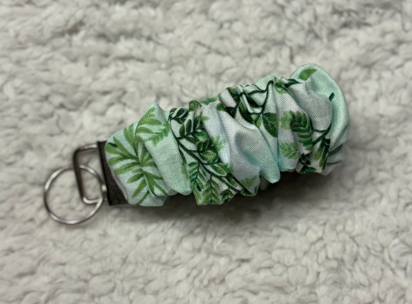 Plant Scrunchie Key Wristlet