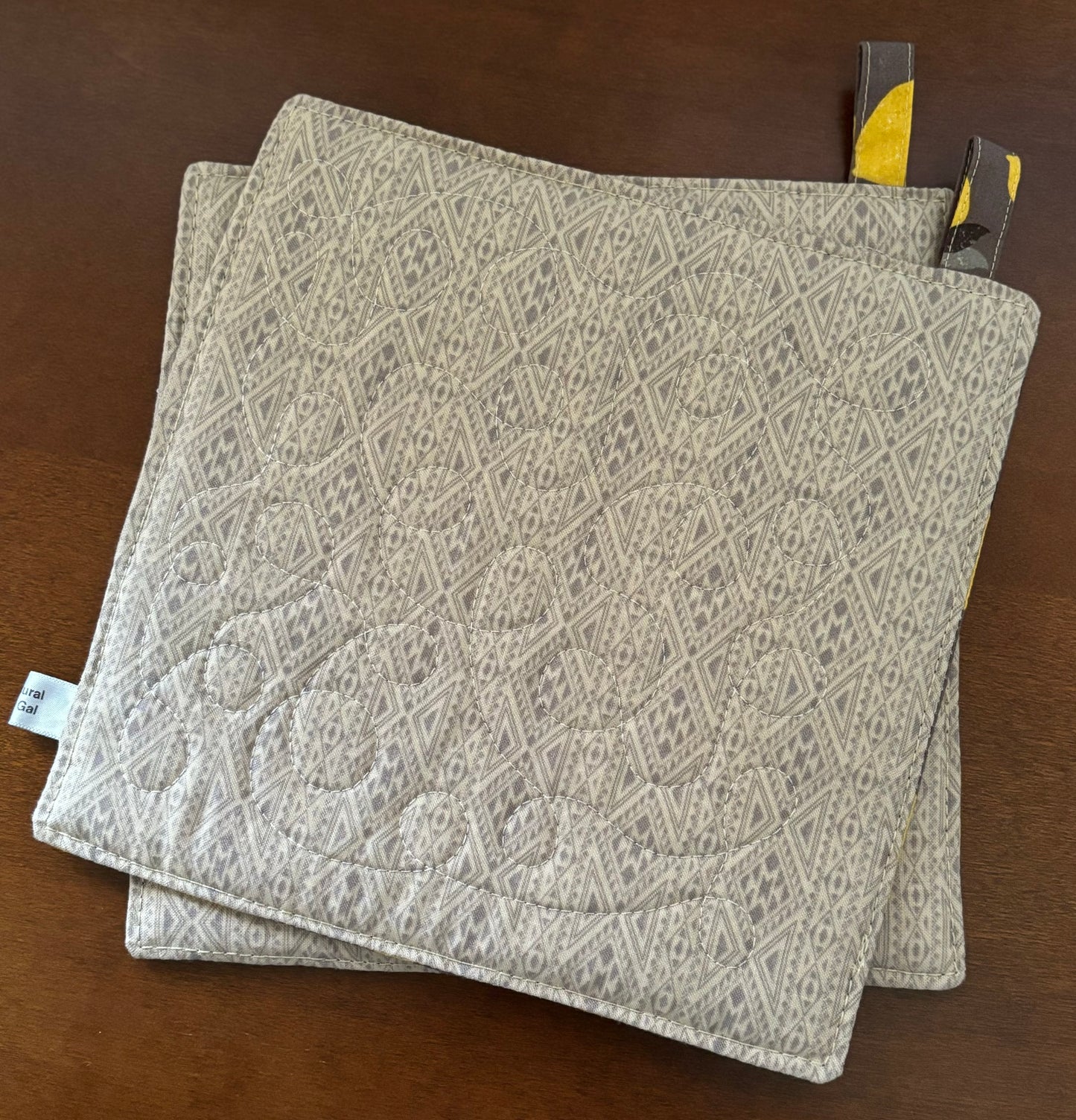 Lemon Pot Holder Set