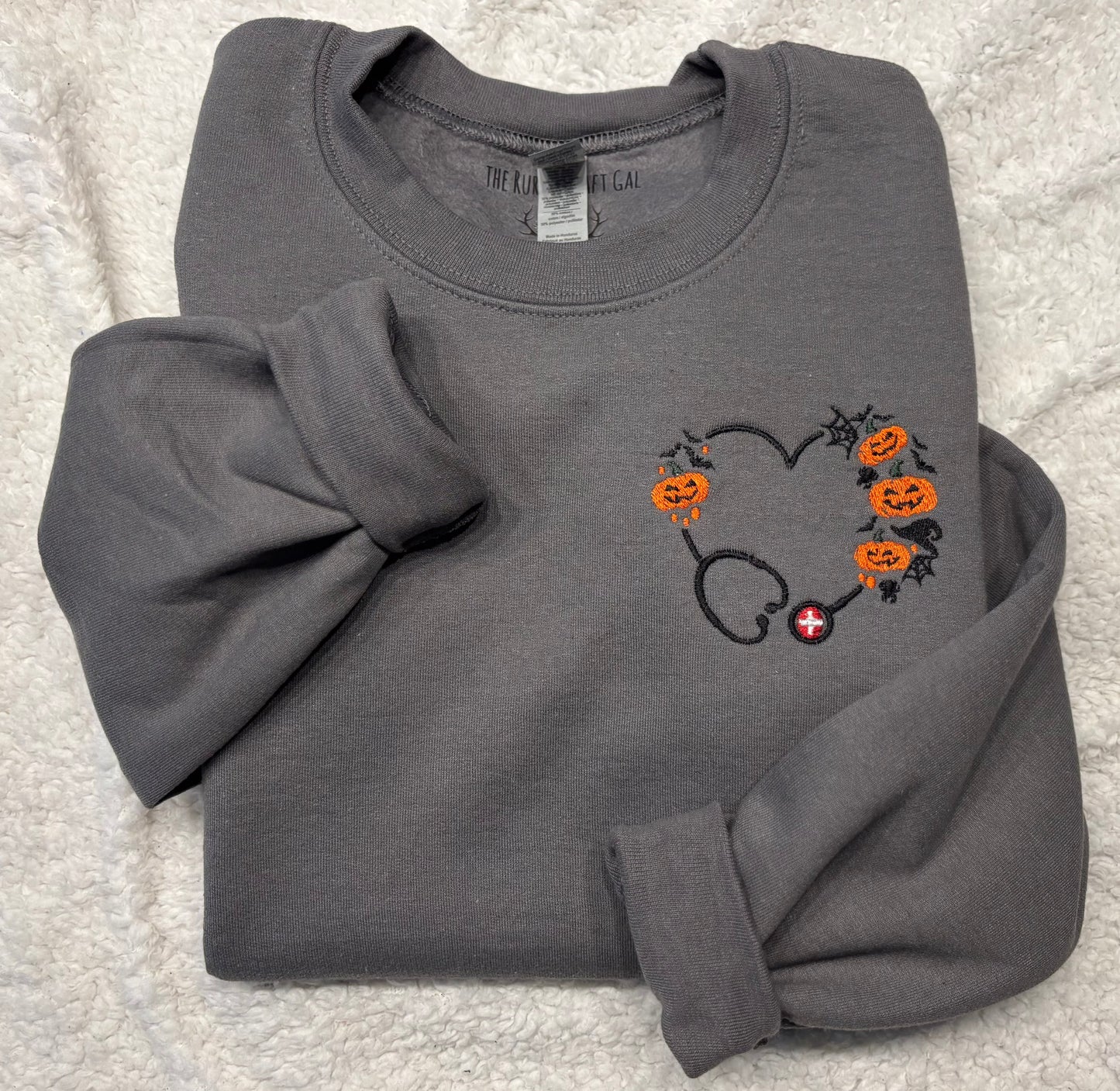 Pumpkin Stethoscope Crewneck