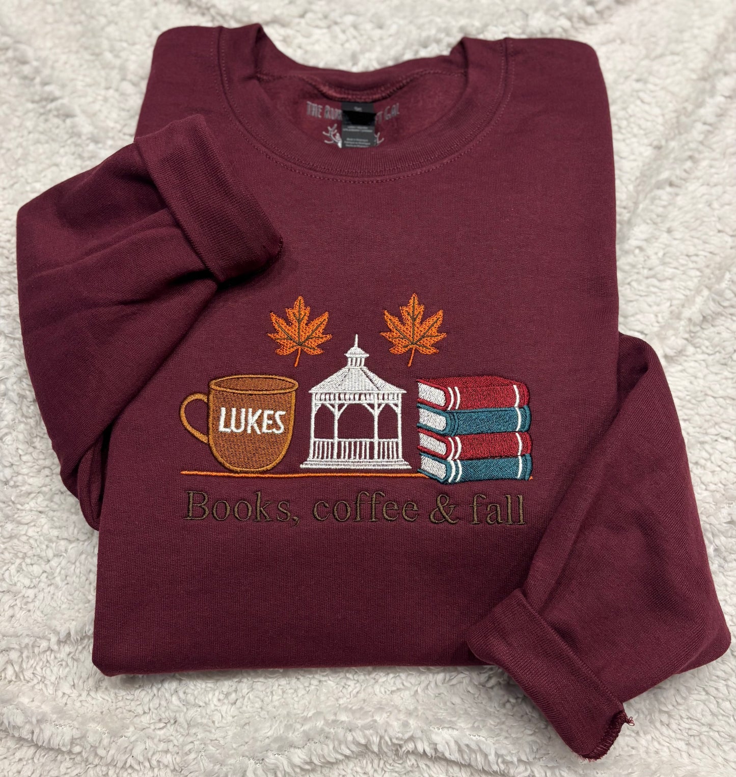 Books, Coffee & Fall Crewneck