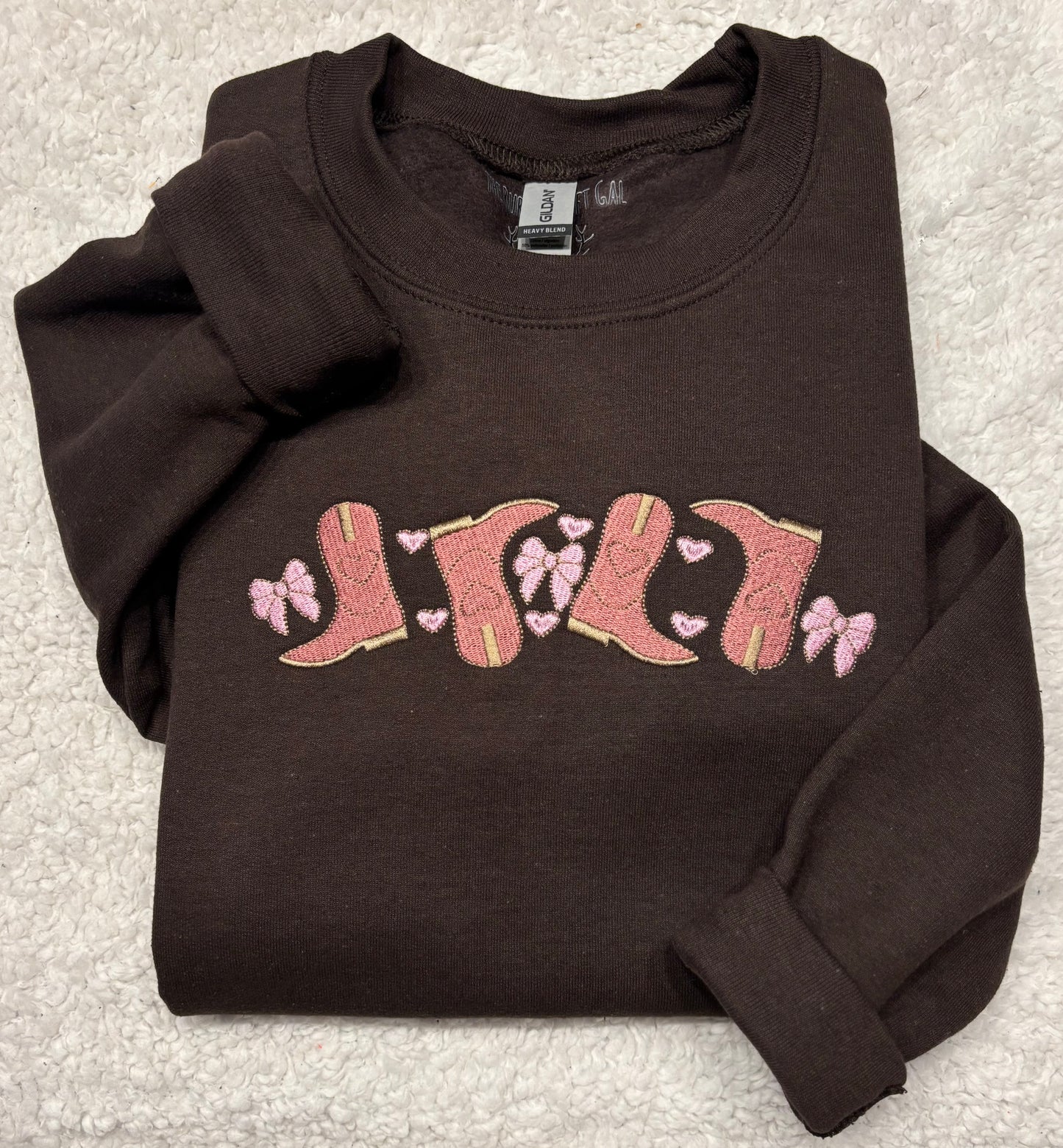 Boots & Hearts Crewneck