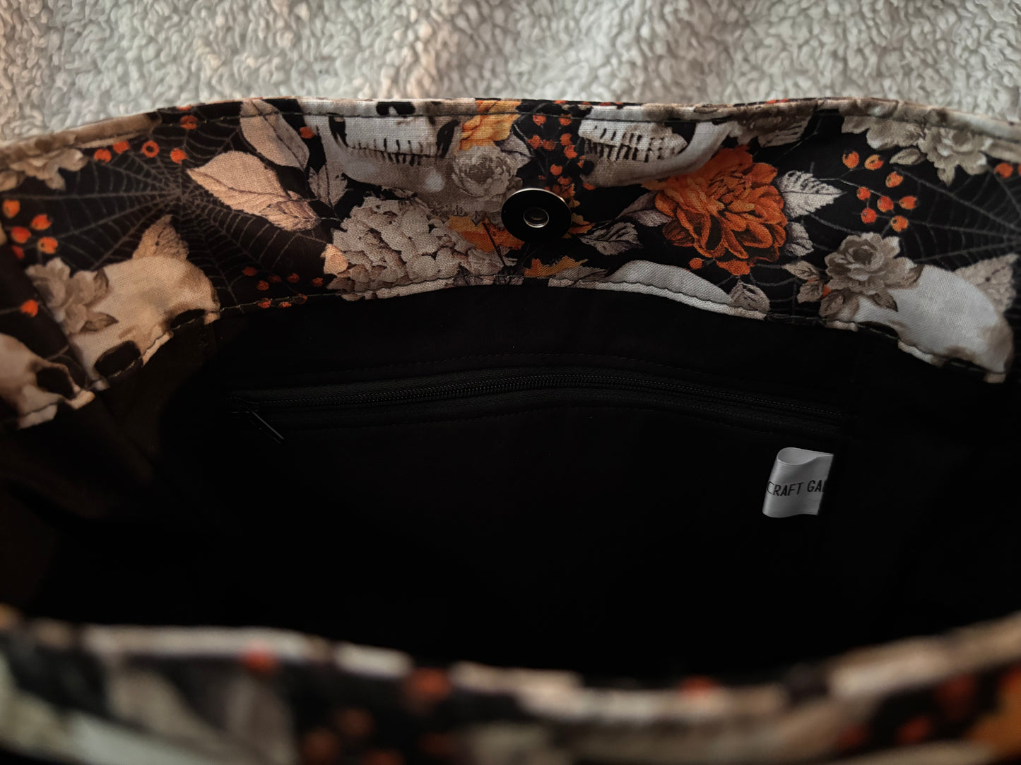 Skull Floral Purse