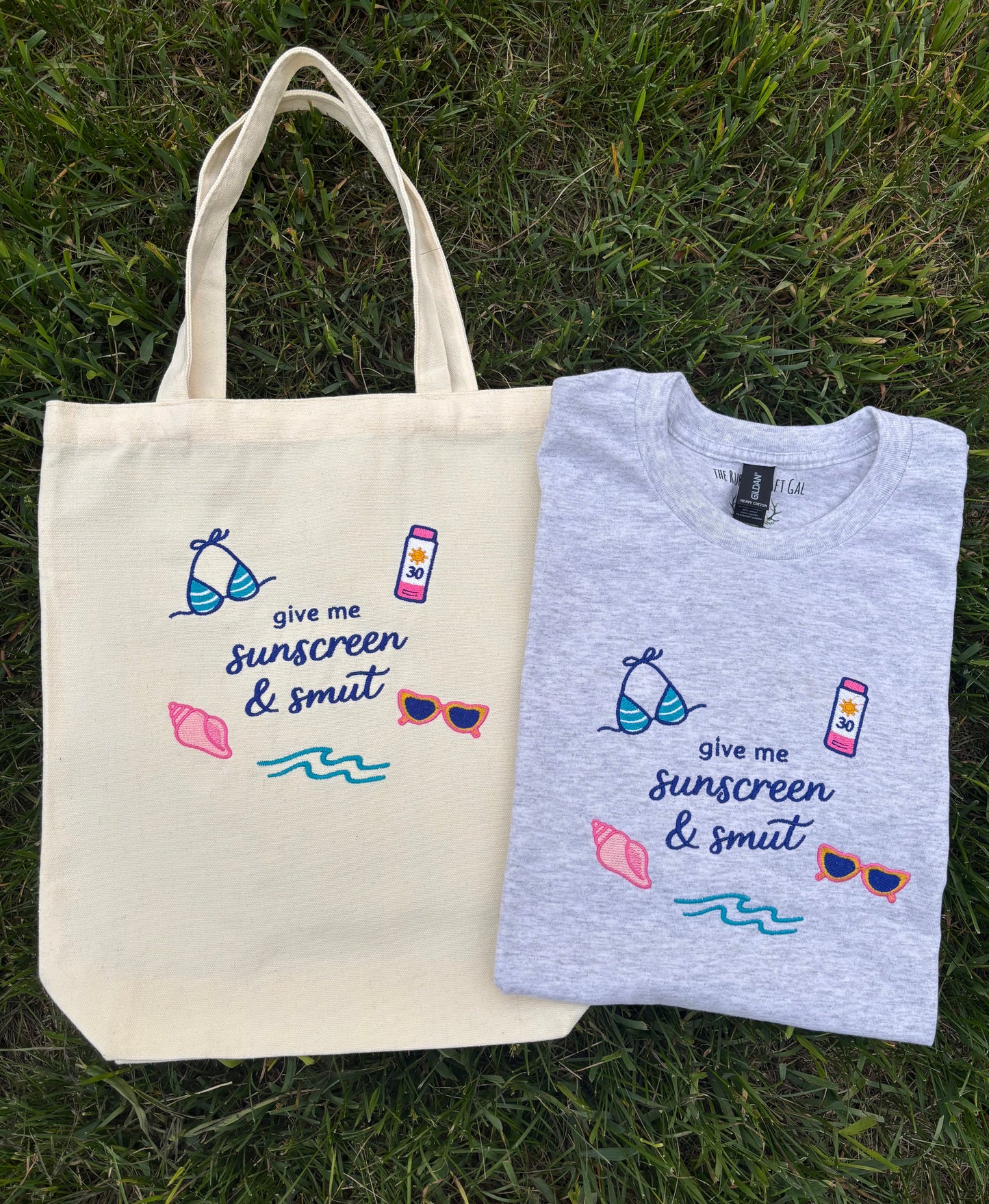 Sunscreen & Smut Canvas Bag