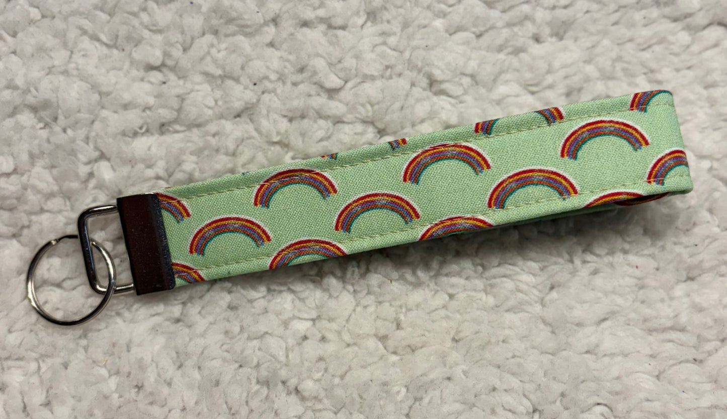 Rainbow Key Wristlet