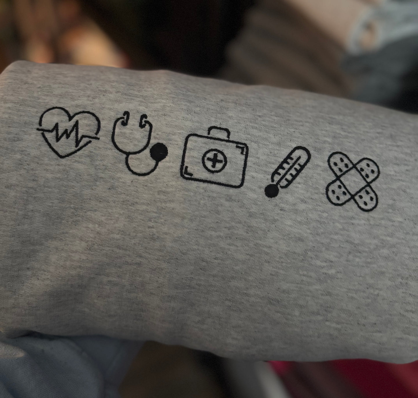 Nurse Icons Crewneck