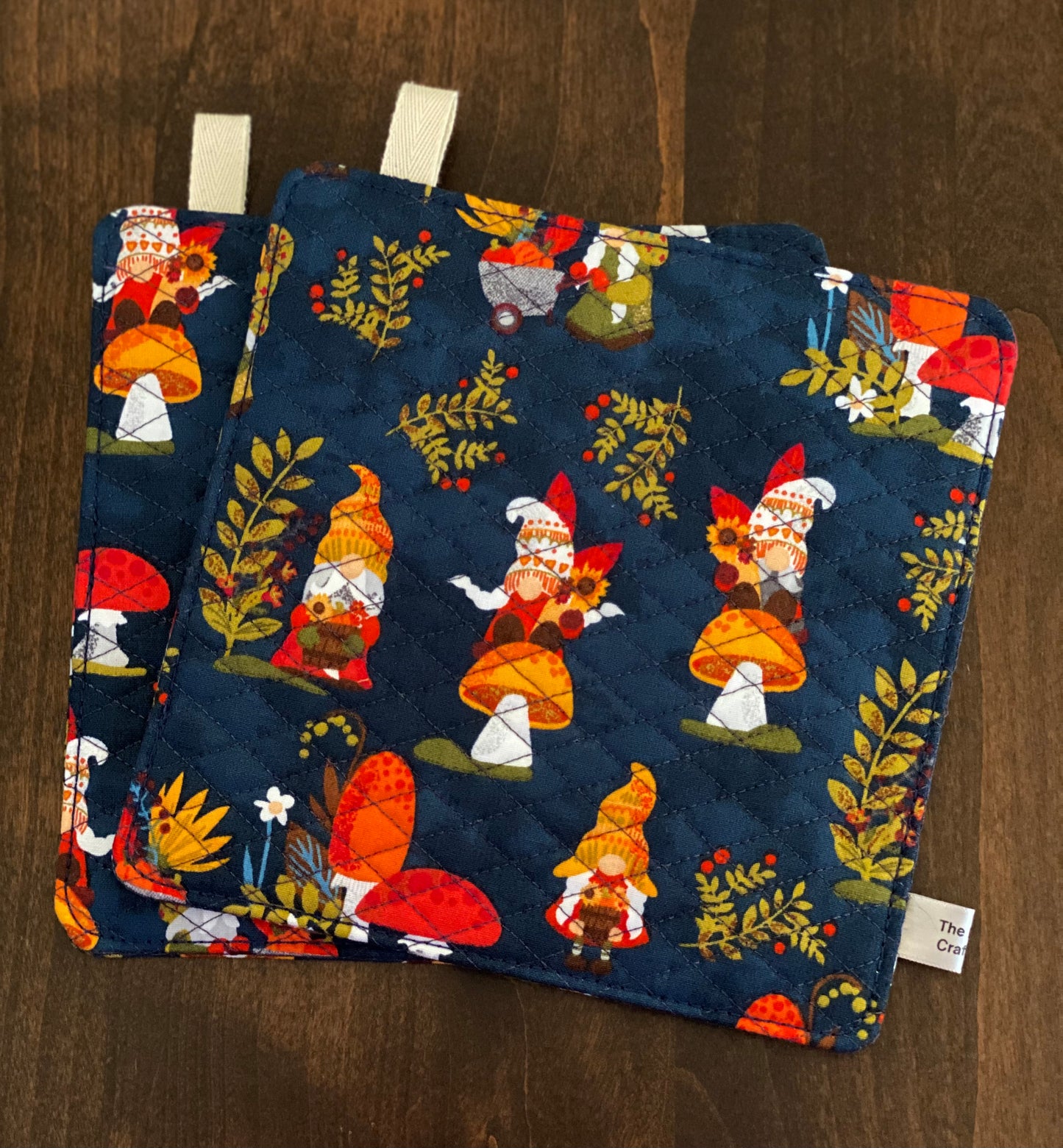 Fall Gnome Pot Holder Set
