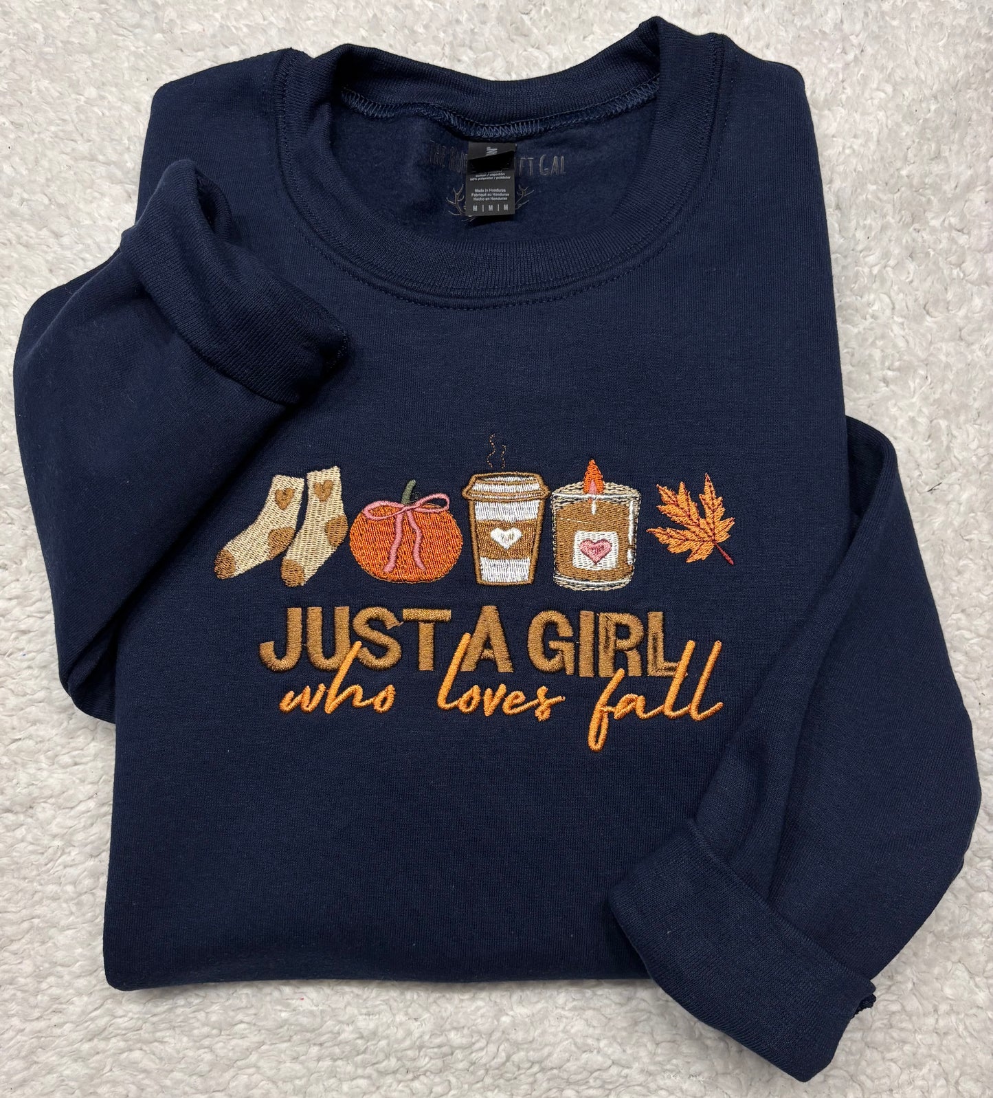 Just A Girl Who Loves Fall Crewneck