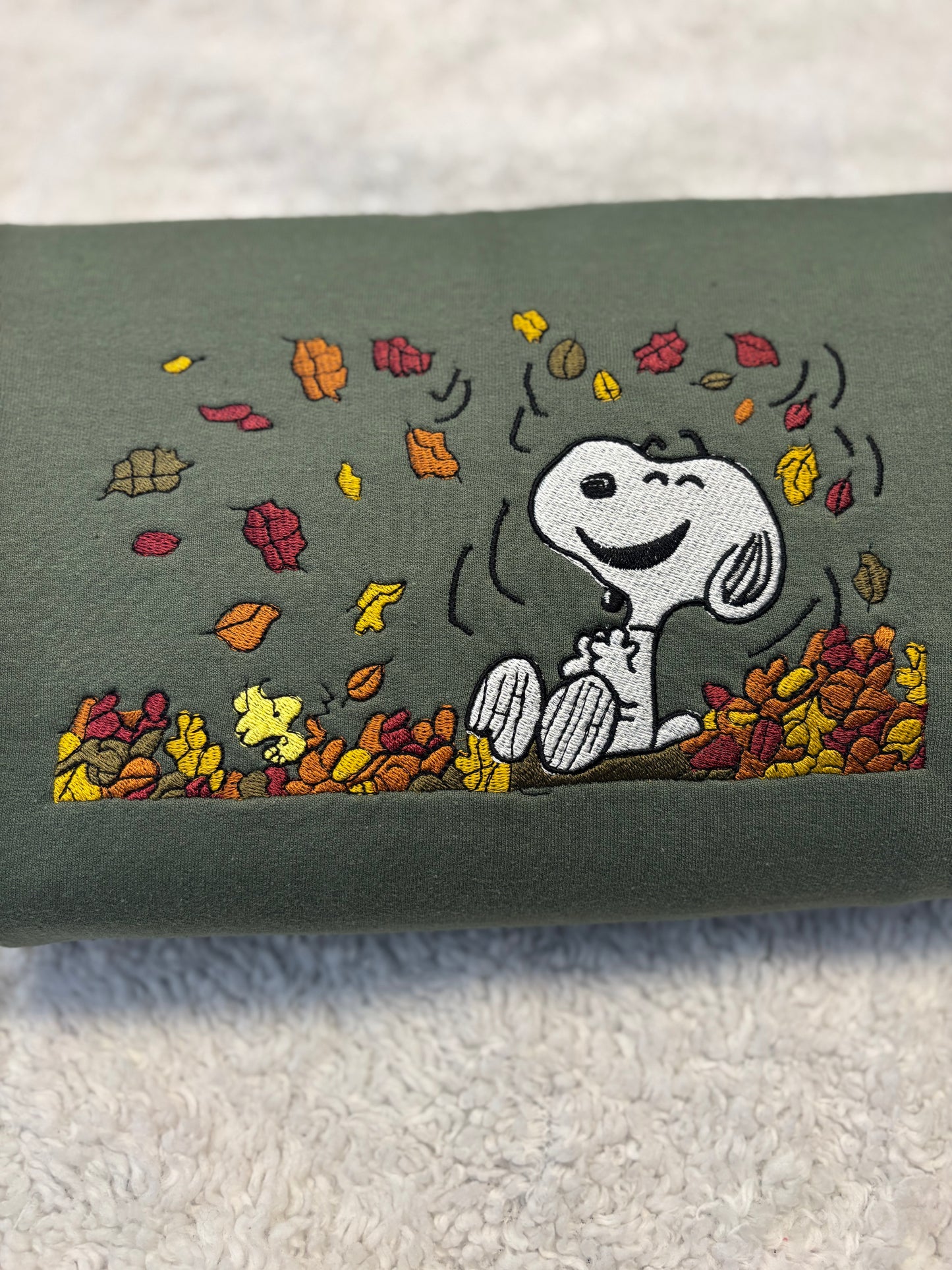 Snoopy Leaves Crewneck