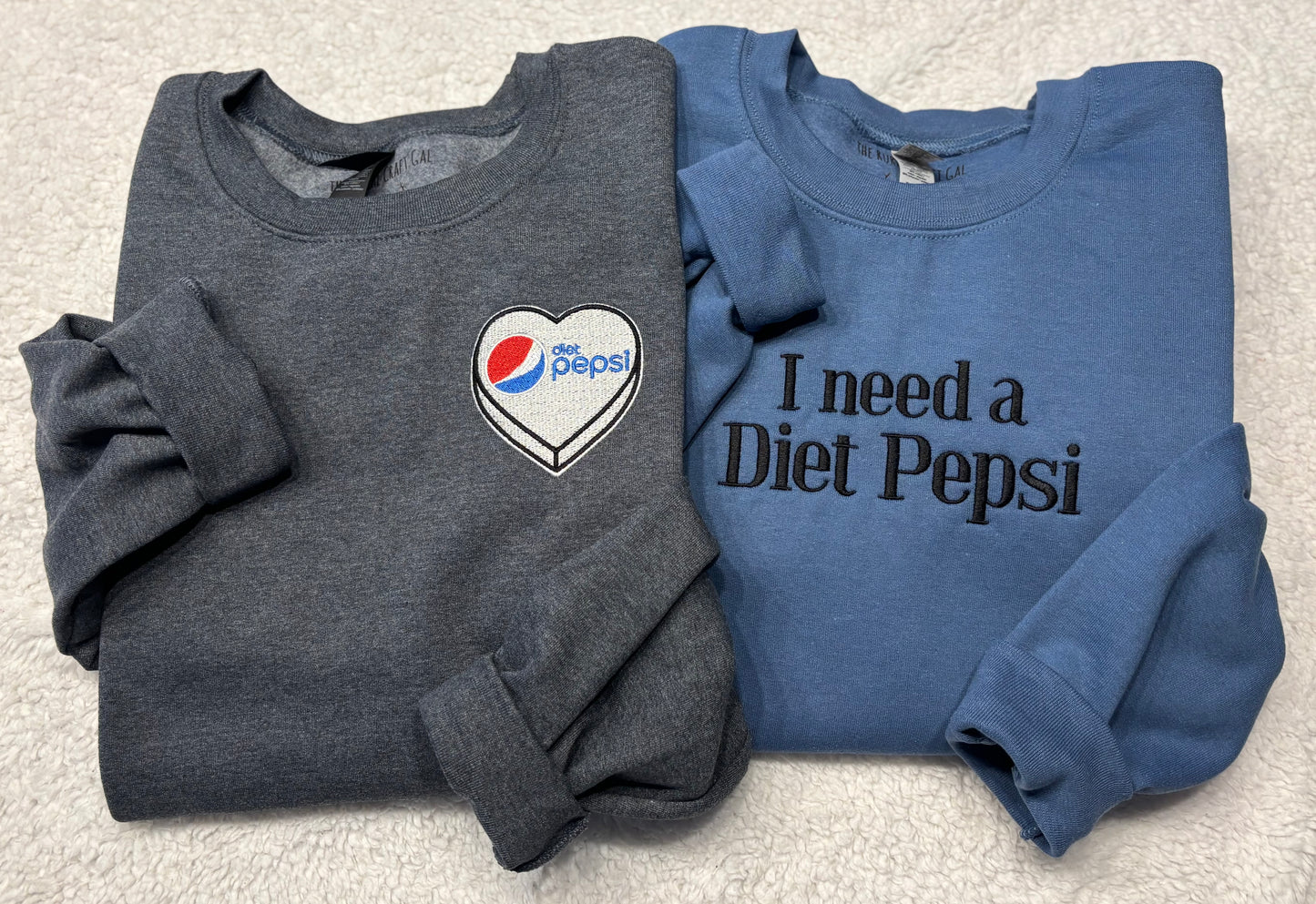 Diet Pepsi Heart Crewneck