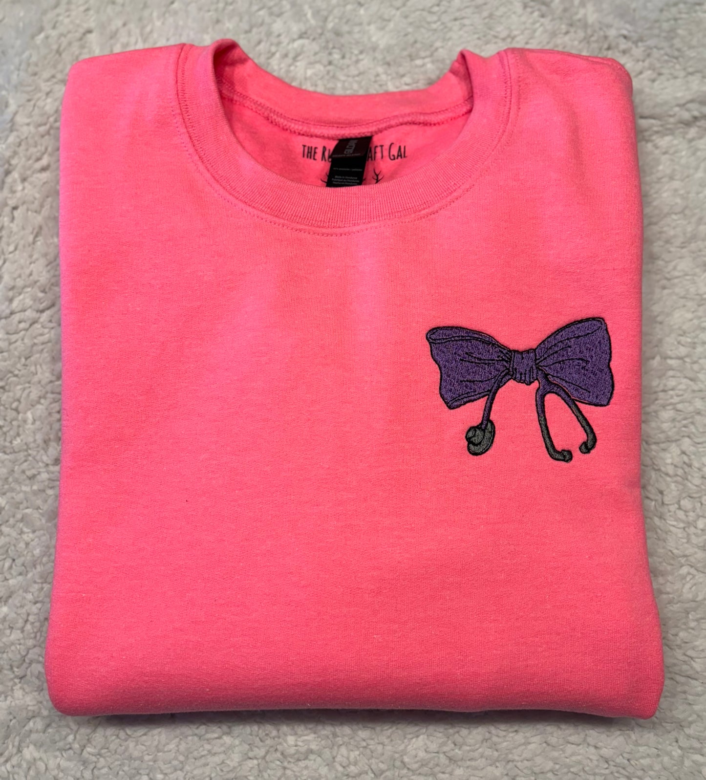 Bow Stethoscope Crewneck