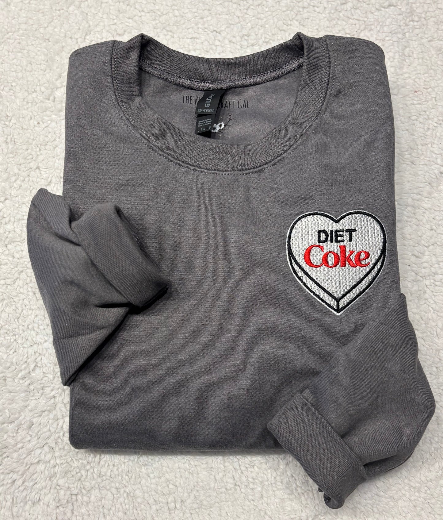 Diet Coke Heart Crewneck
