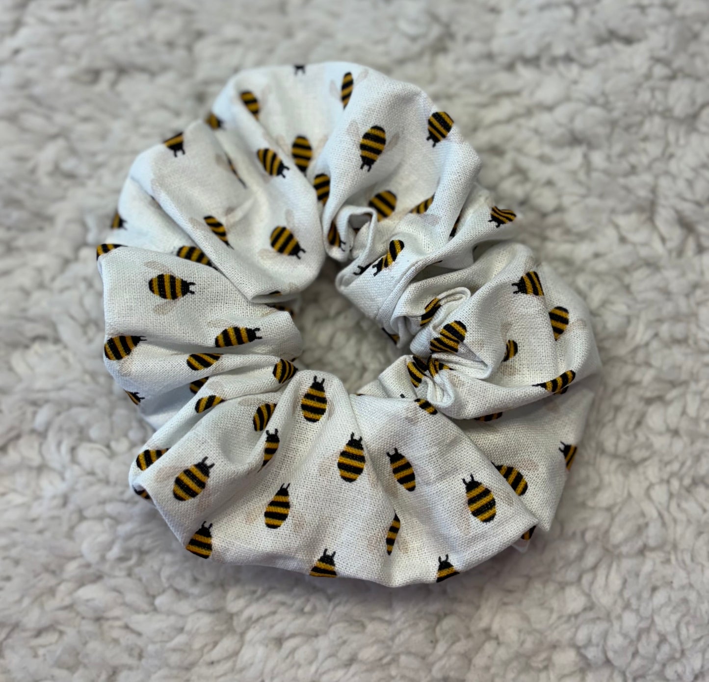Bee Hair Scrunchie