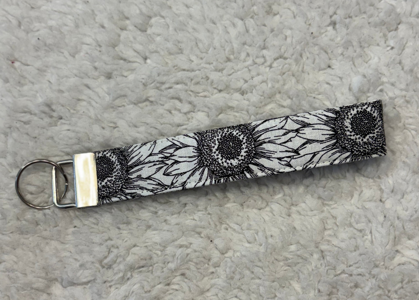 Sunflower Key Wristlet