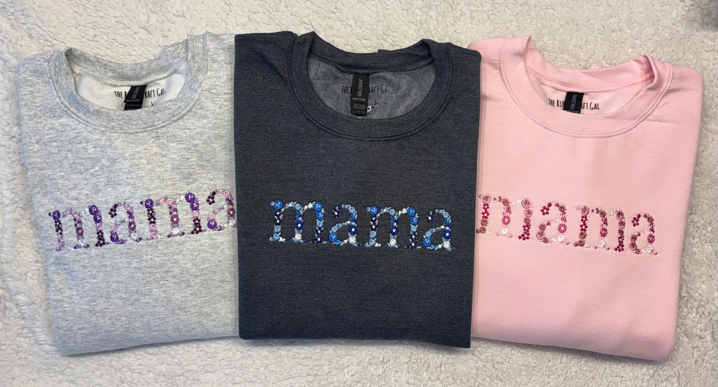 Floral Mama Crewneck