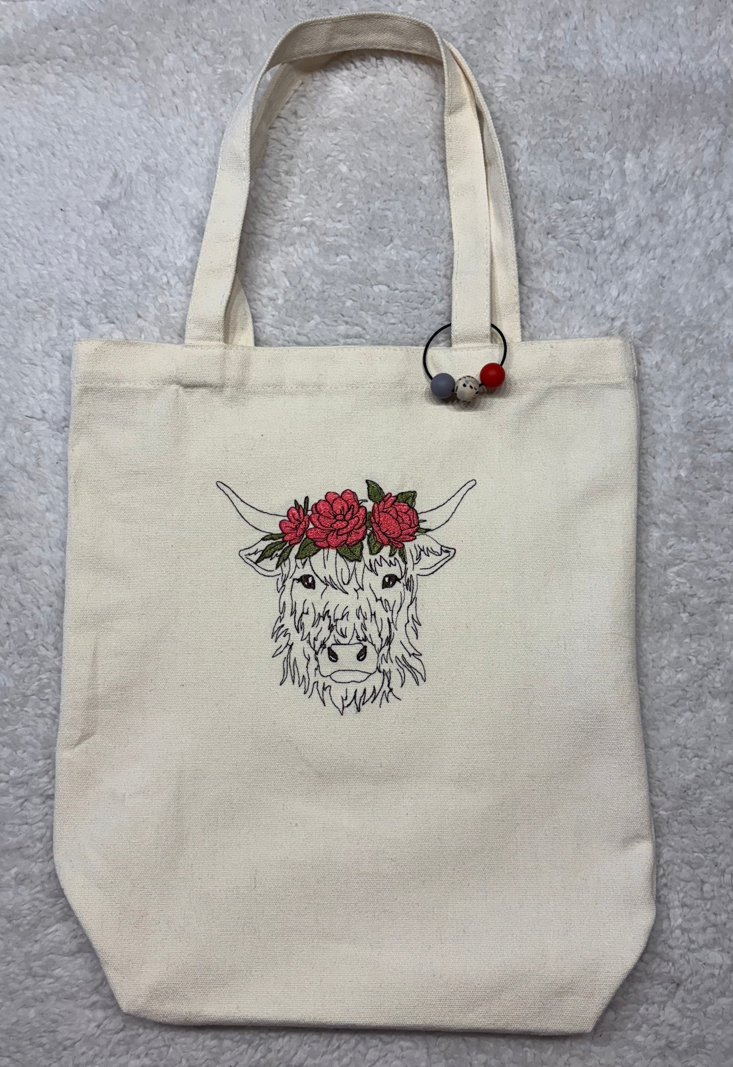 Highland Cow Canvas Bag