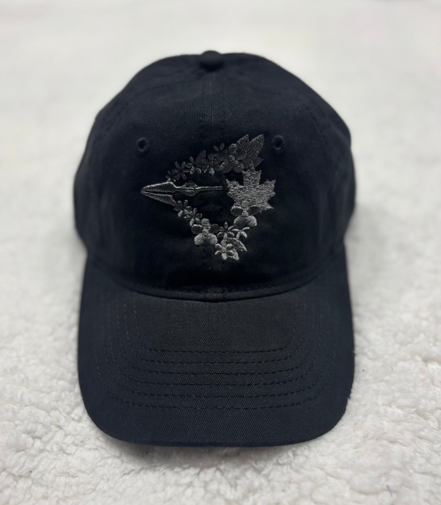 Floral Jay Pigment-Dyed Hat