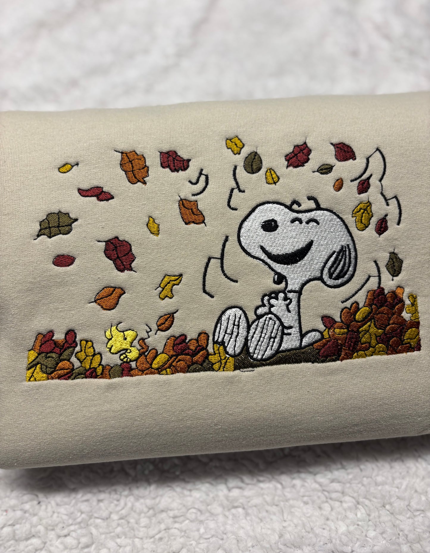 Snoopy Leaves Crewneck