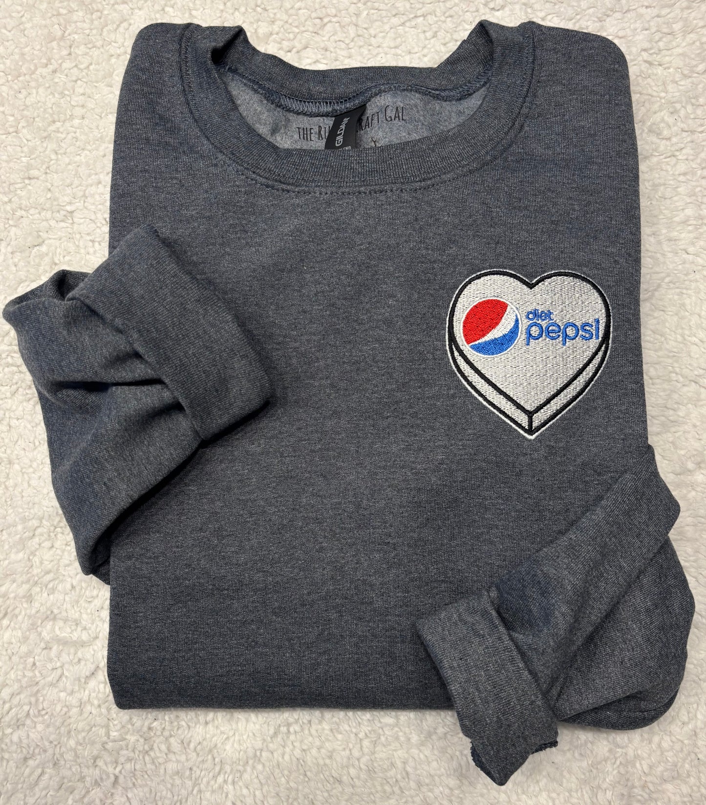 Diet Pepsi Heart Crewneck