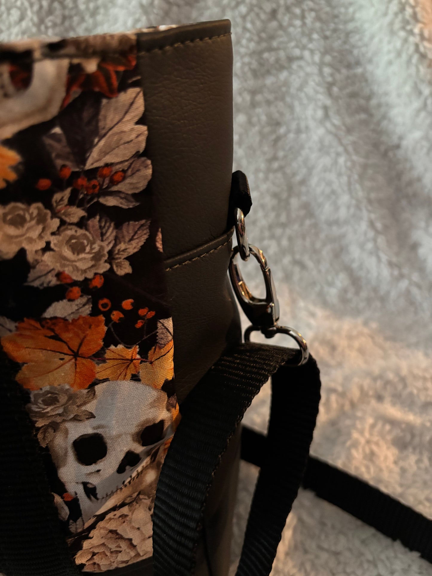 Skull Floral Purse