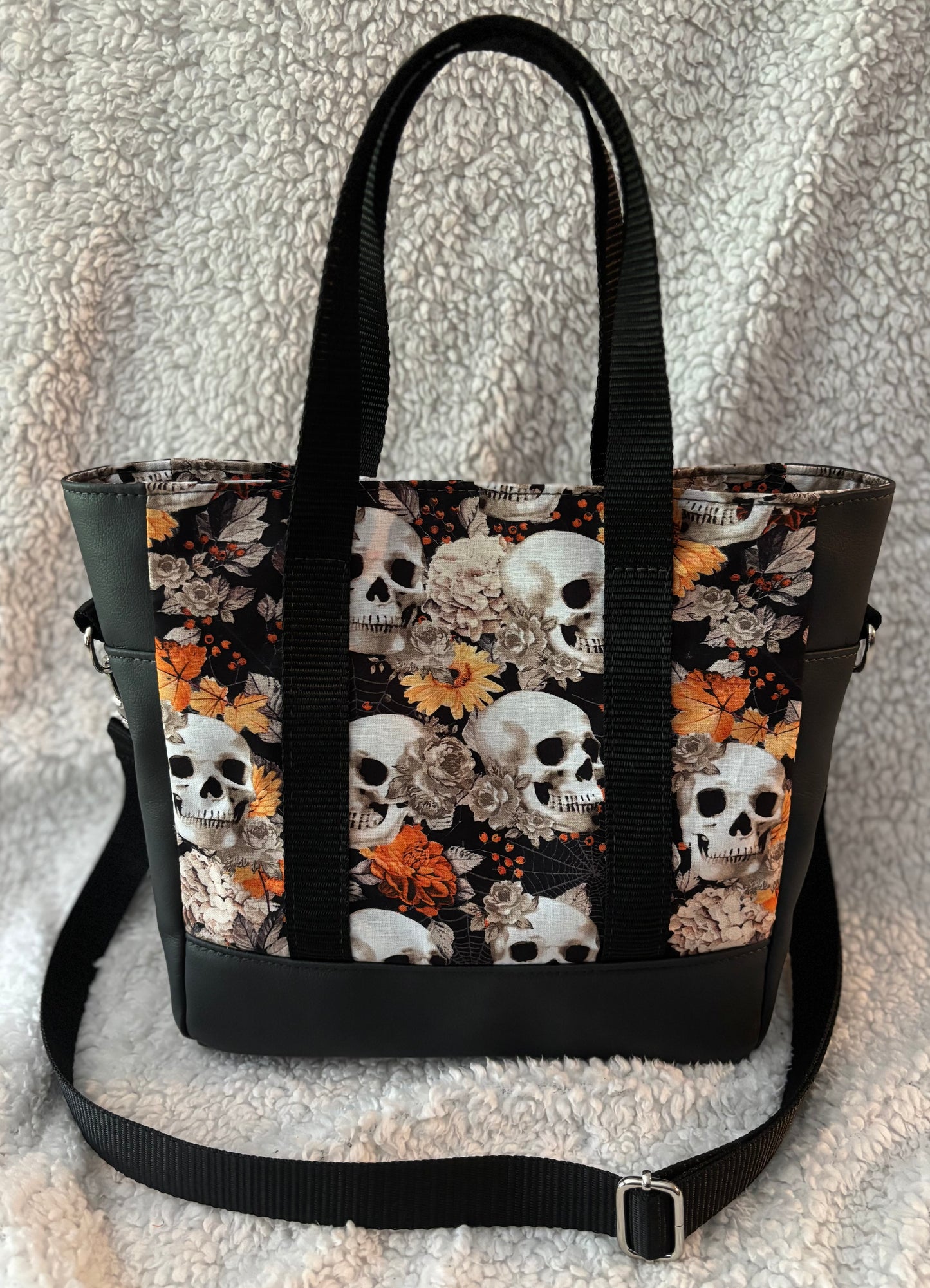 Skull Floral Purse