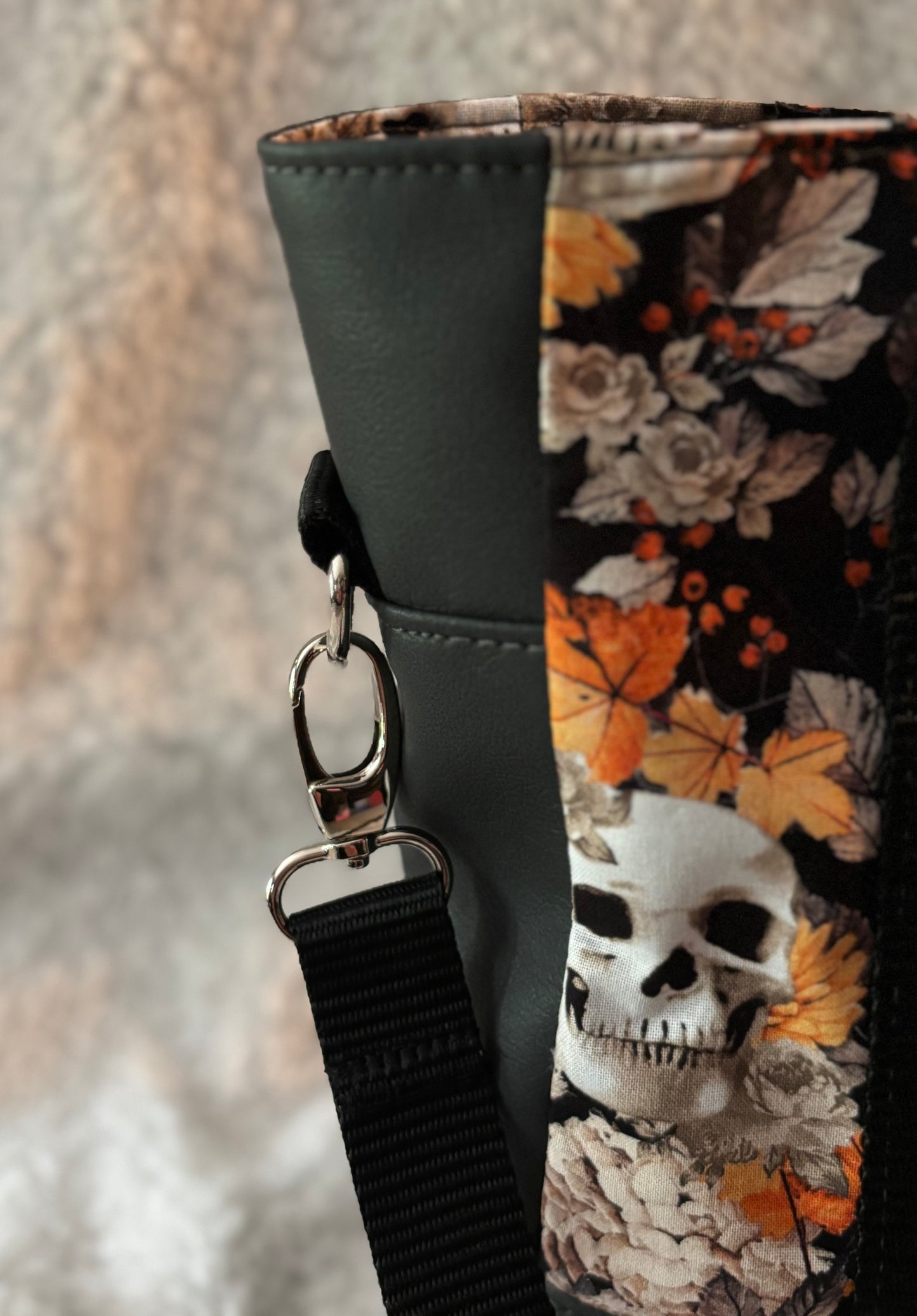 Skull Floral Purse