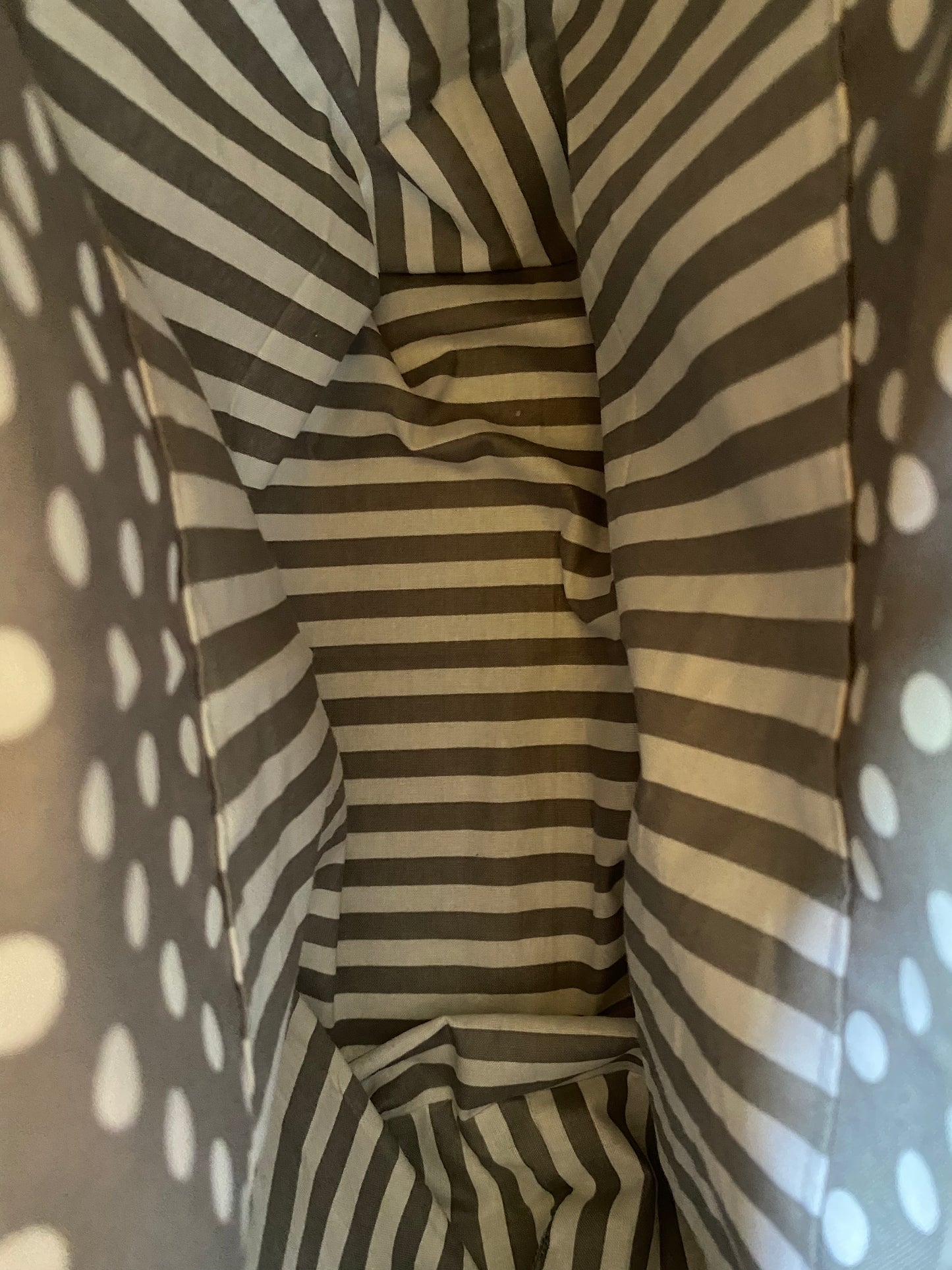 Grey Polka Dot Bag