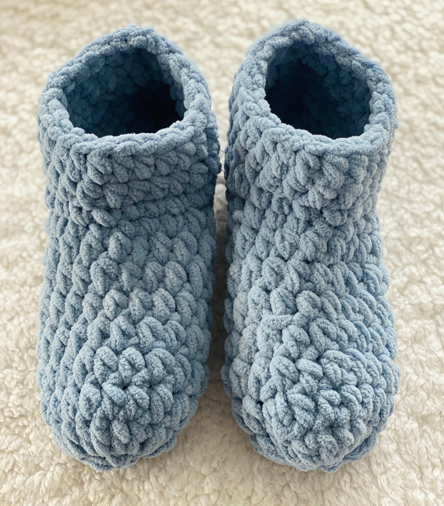 Blue Super Soft Slippers -M