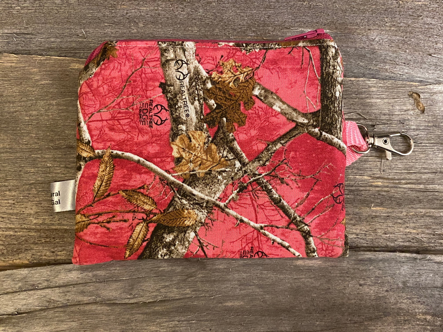 Pink Camo Purse Pouch