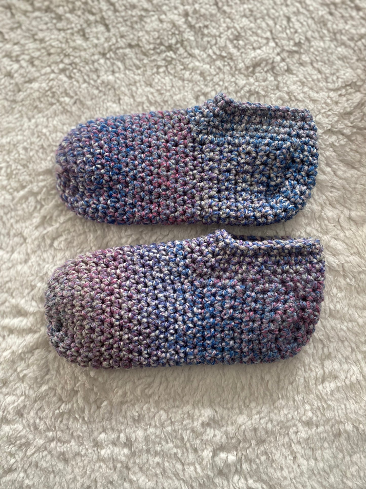 Blue & Purple Ombré Slippers