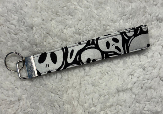 Ghost Face Key Wristlet