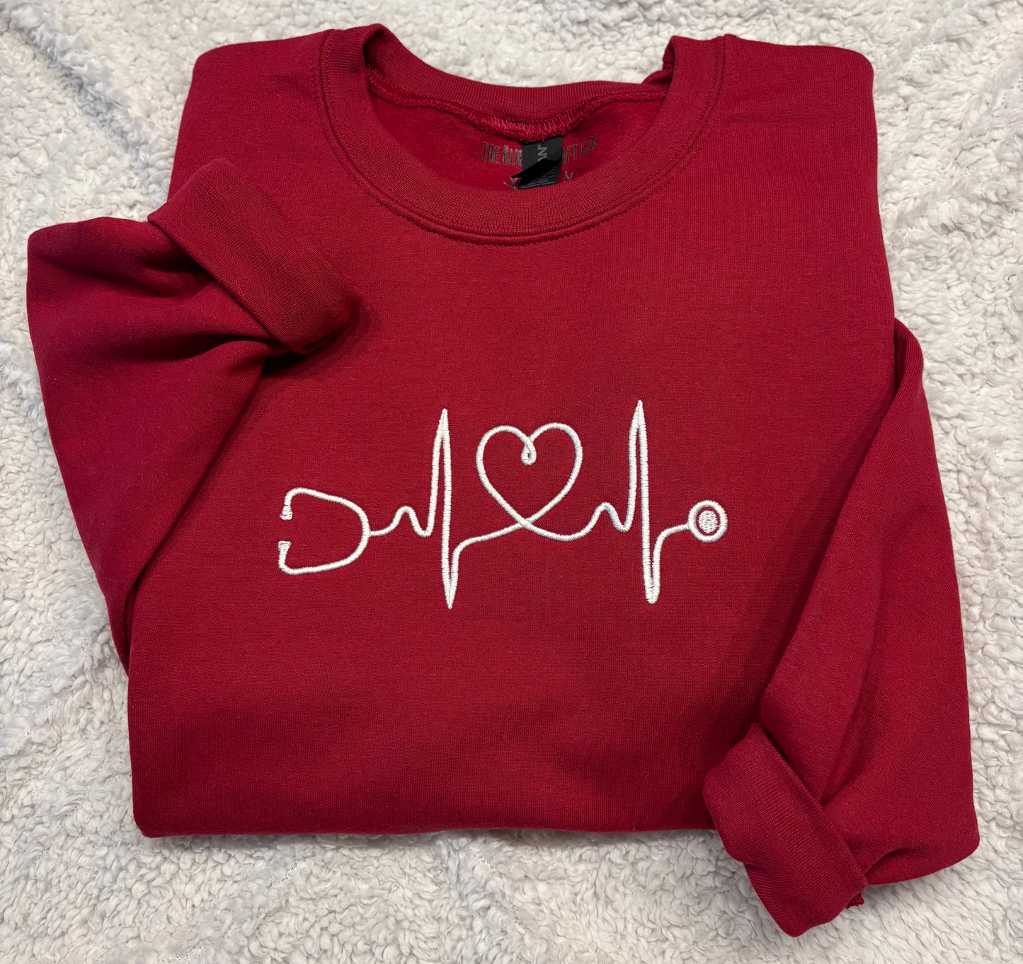Stethoscope Heart Crewneck