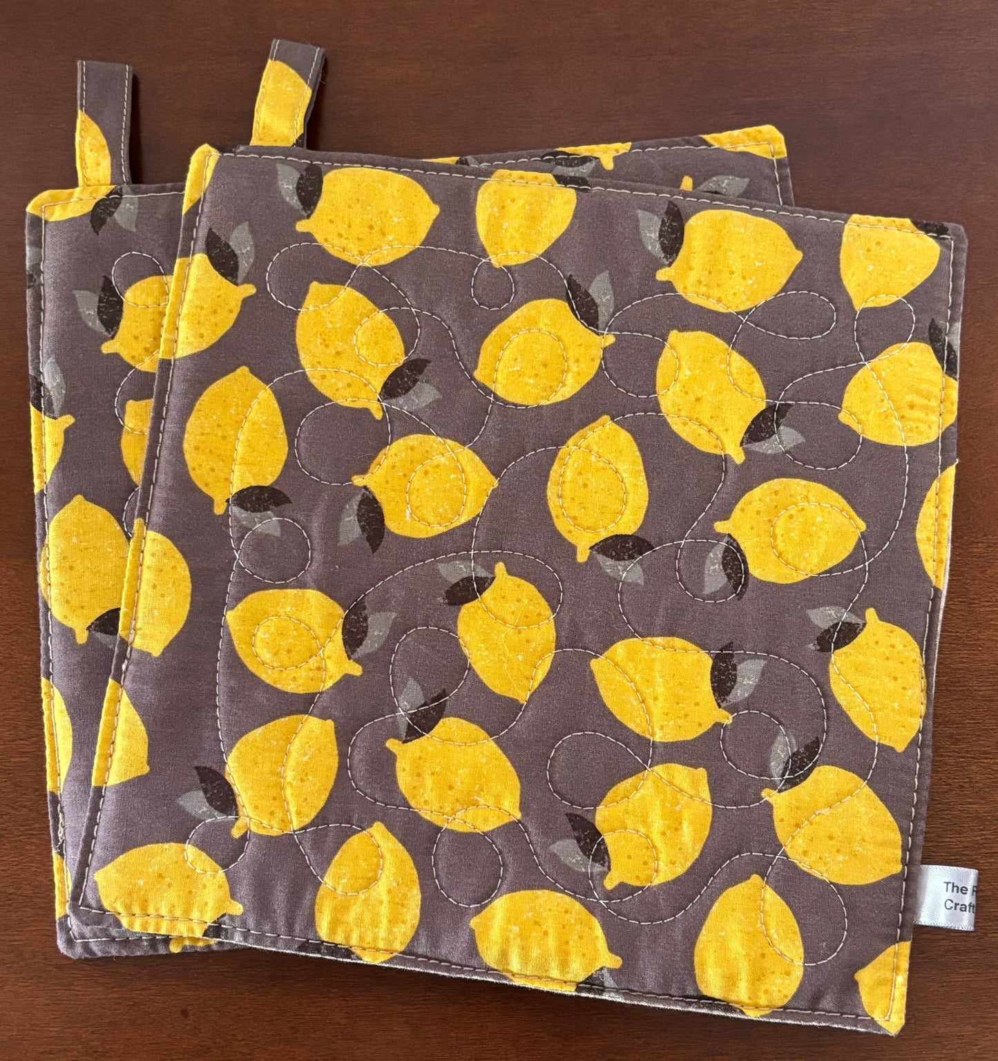 Lemon Pot Holder Set