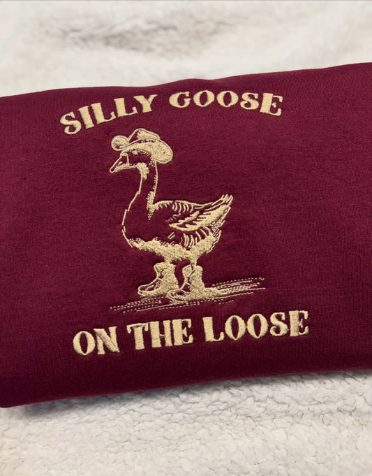Silly Goose On The Loose Crewneck