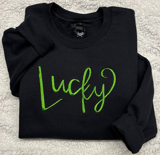 Metallic Lucky Crewneck