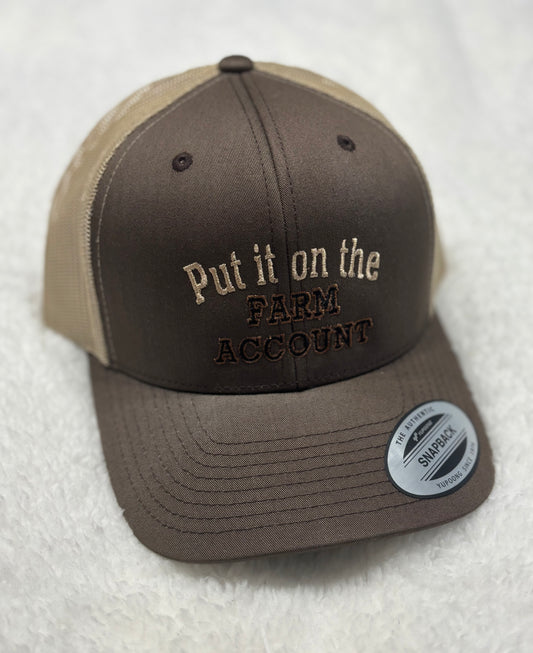 Put It On The Farm Account Hat
