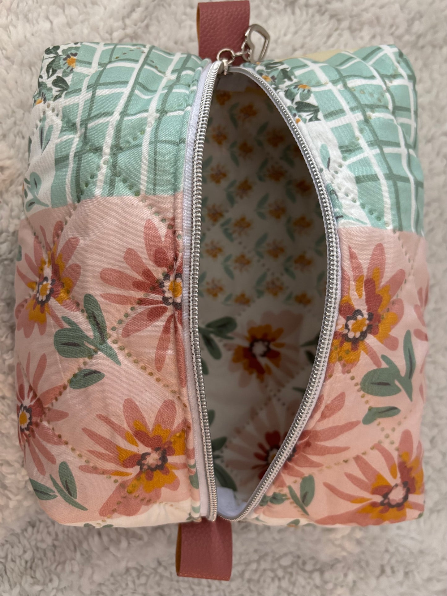 Floral Cosmetic Bag
