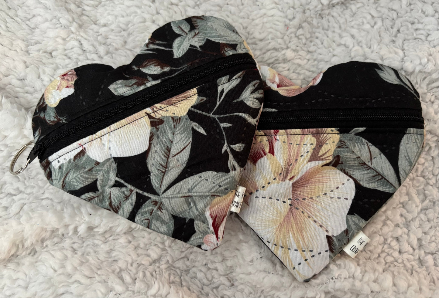 Floral Heart Pouch