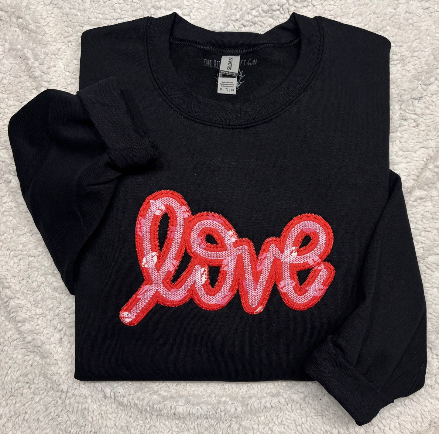 Love Applique Crewneck
