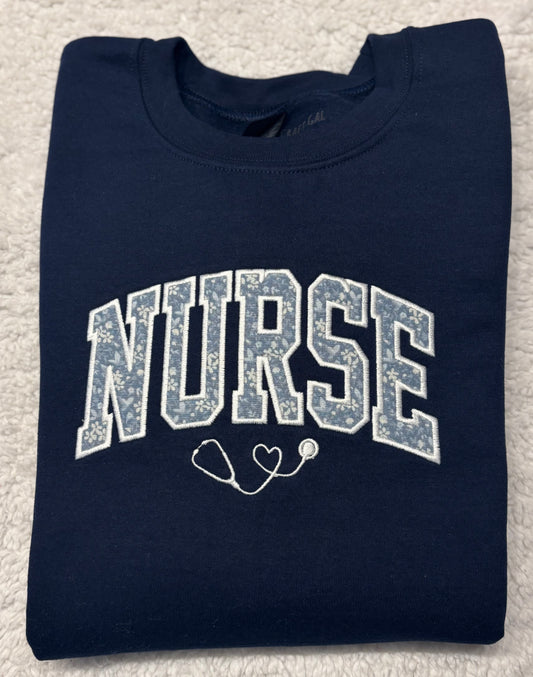 Nurse Appliqué Crewneck